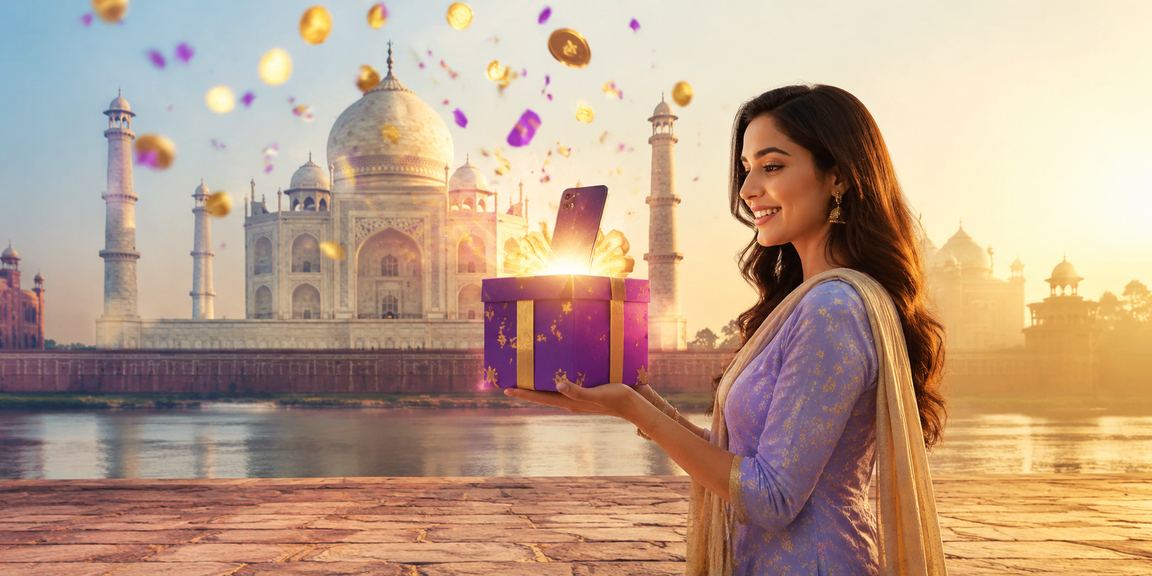 User making payments with UPI on mobile device